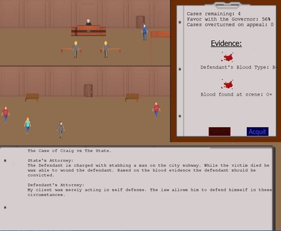 скриншот Judged: A Court Simulator 2