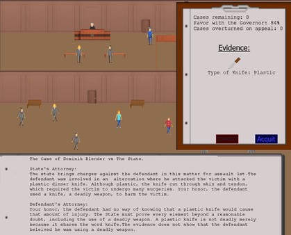 скриншот Judged: A Court Simulator 5