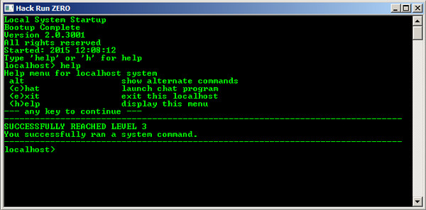 Hack Run ZERO