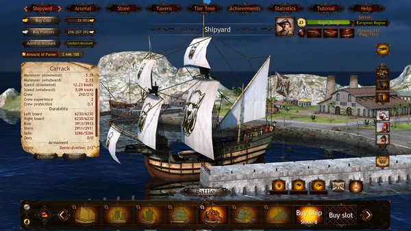 скриншот Wind of Luck: Arena - Caribbean Admiral pack 0