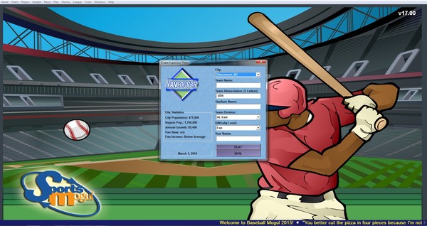 скриншот Baseball Mogul 2015 1