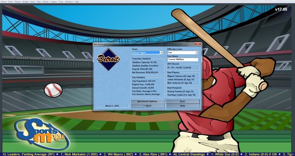 скриншот Baseball Mogul 2015 2