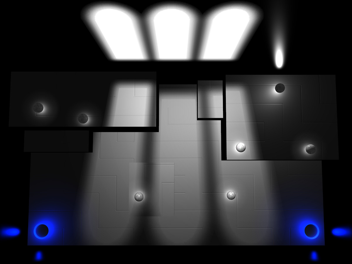 "Glow Ball" - The billiard puzzle game screenshot 1