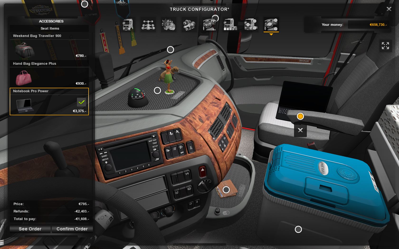 Euro Simulator 2 - Cabin Accessories on Steam