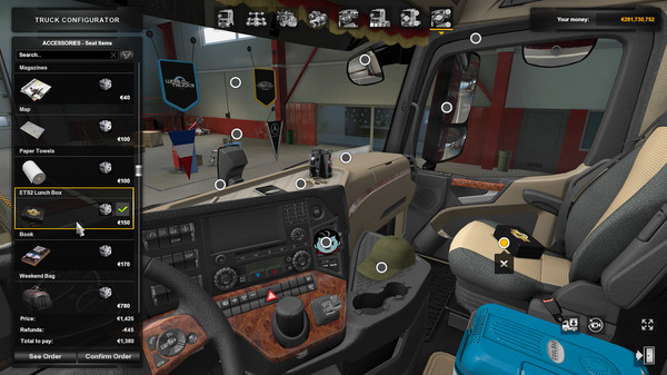 KHAiHOM.com - Euro Truck Simulator 2 - Cabin Accessories
