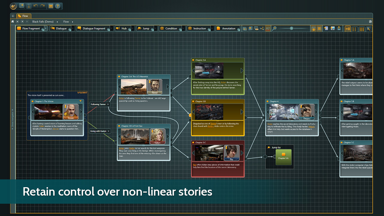 articy:draft 3 - Flex License PC gameplay screenshot 1 of 8