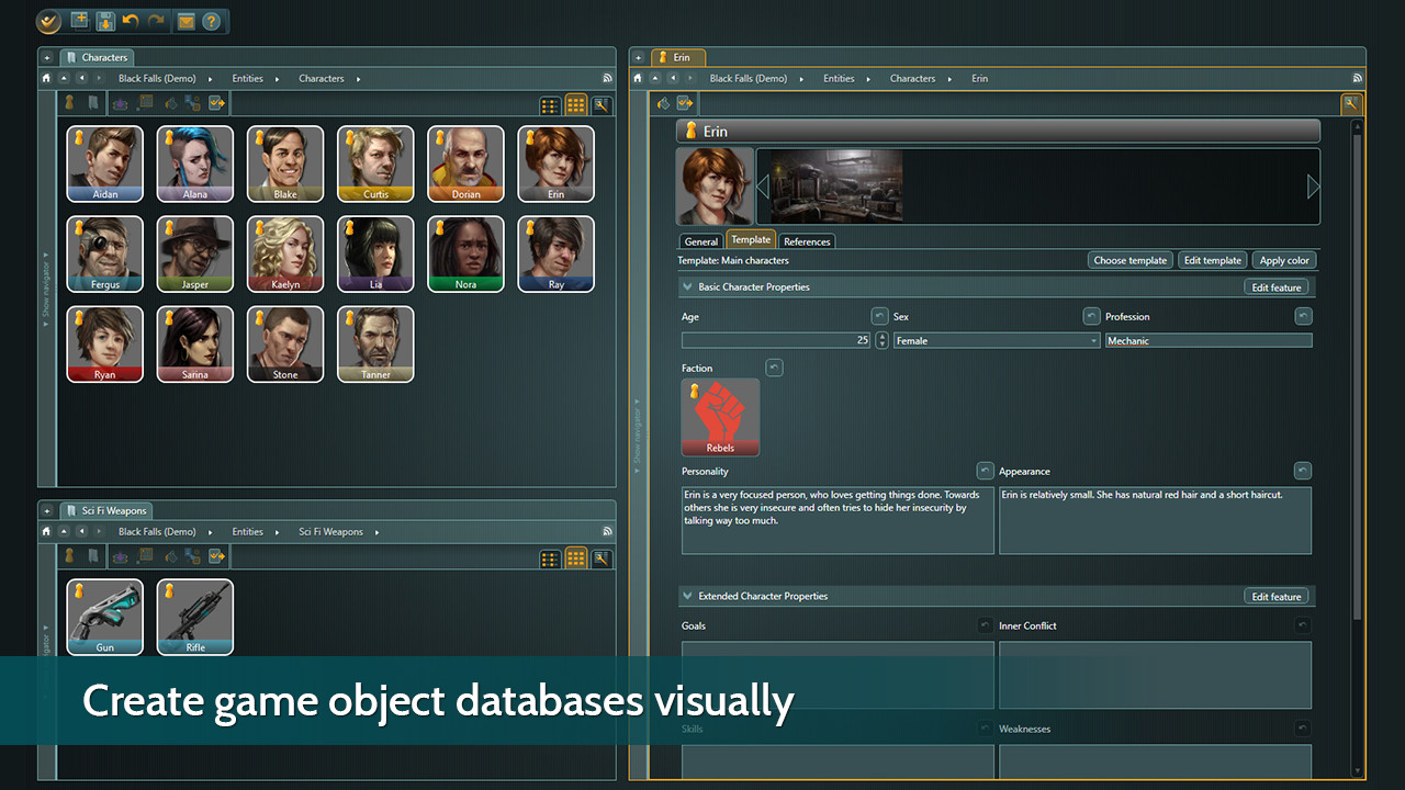articy:draft 3 - Flex License PC gameplay screenshot 2 of 8