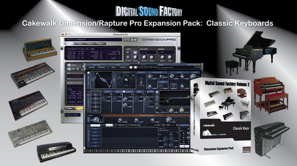 скриншот Digital Sound Factory - Vol. 2 - Classic Keys 0