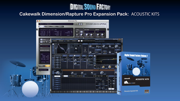 скриншот Digital Sound Factory - Vol. 7 - Acoustic Kits 0