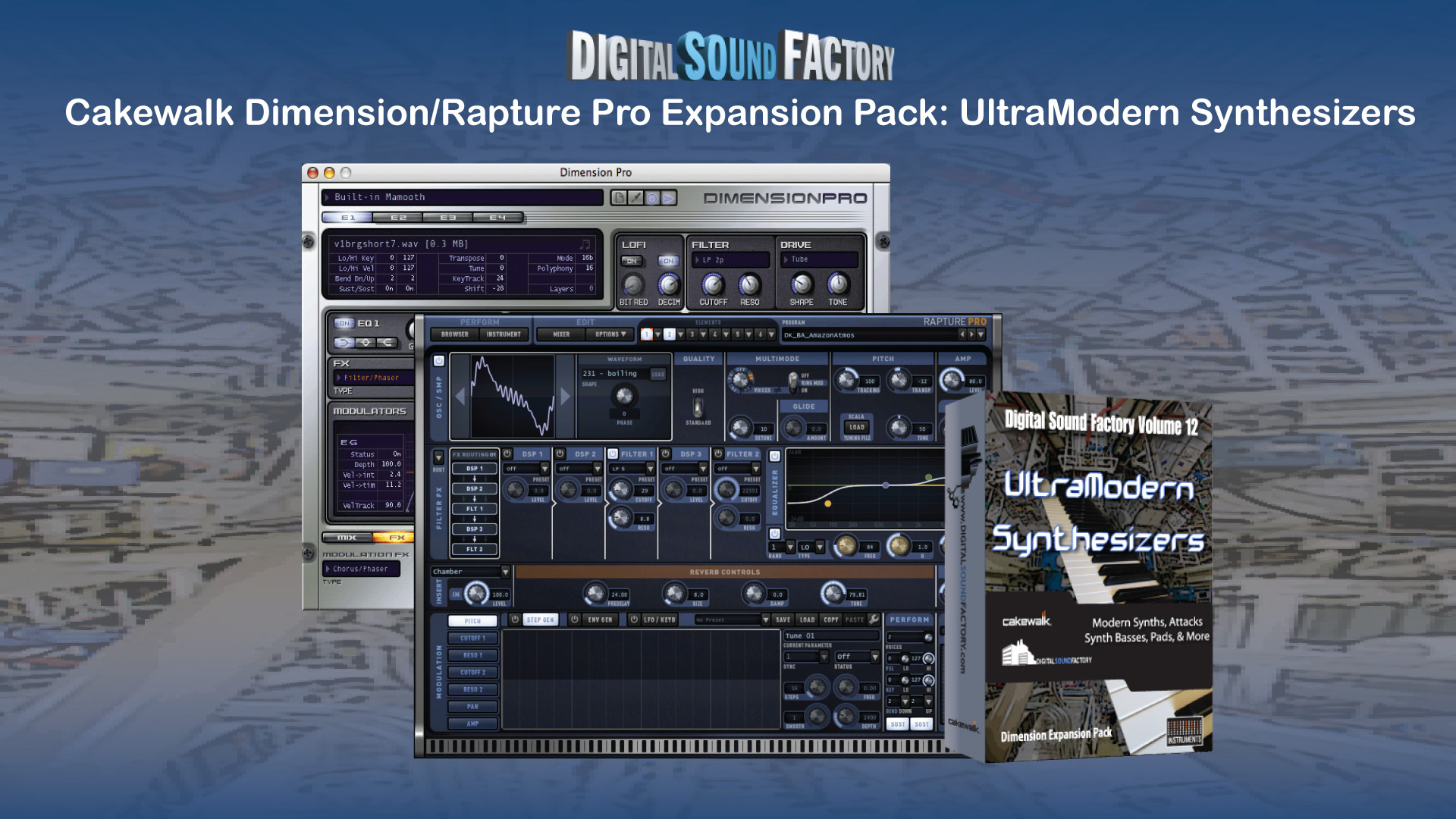 Digital Sound Factory - Vol. 12 - UltraModern Synthesizers Featured Screenshot #1