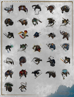 Fantasy Grounds - Top Down Tokens - Heroic 6 for steam Fantasy Grounds - Top Down Tokens - Heroic 6 for steam