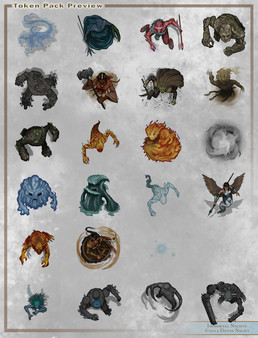 Fantasy Grounds - Top Down Tokens - Elementals