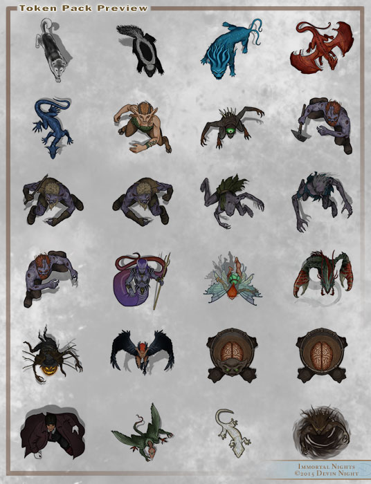 Pathfinder Token Pack: Bestiaries