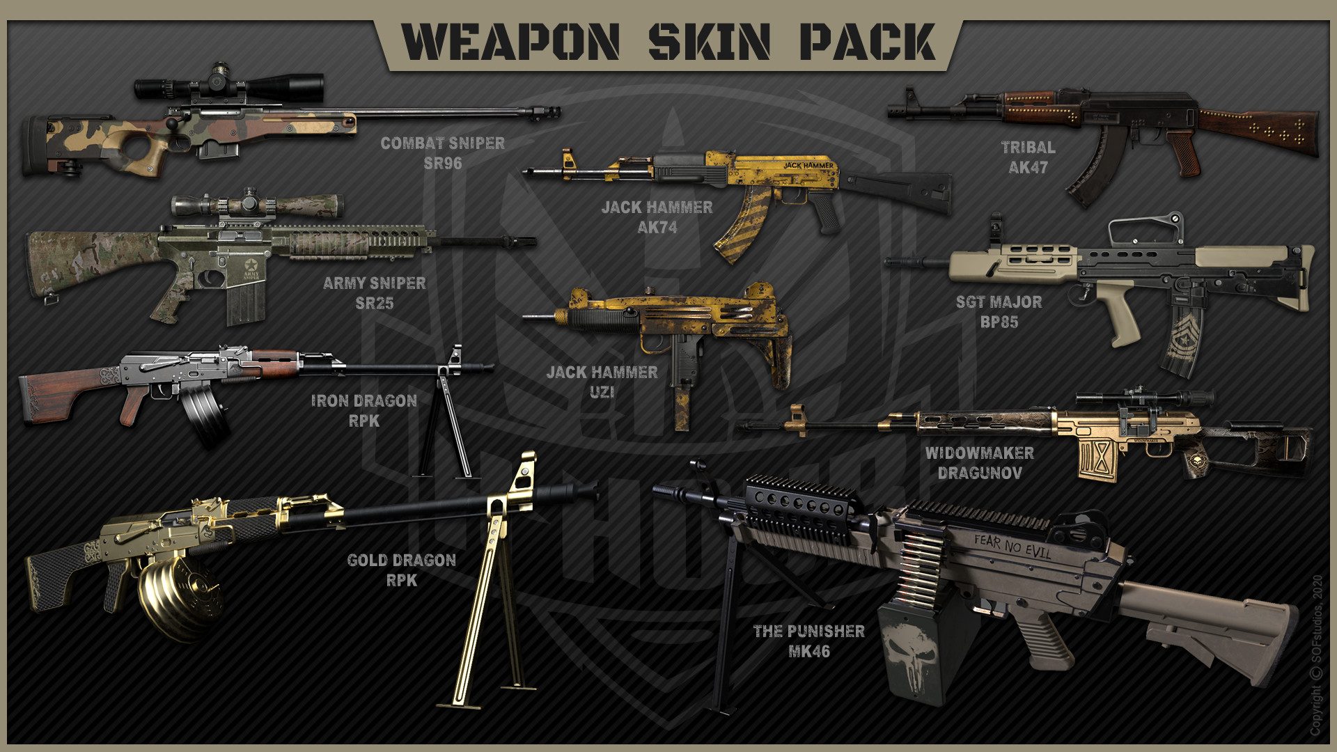 H-Hour: Worlds Elite - Weapon Skins Pack Featured Screenshot #1