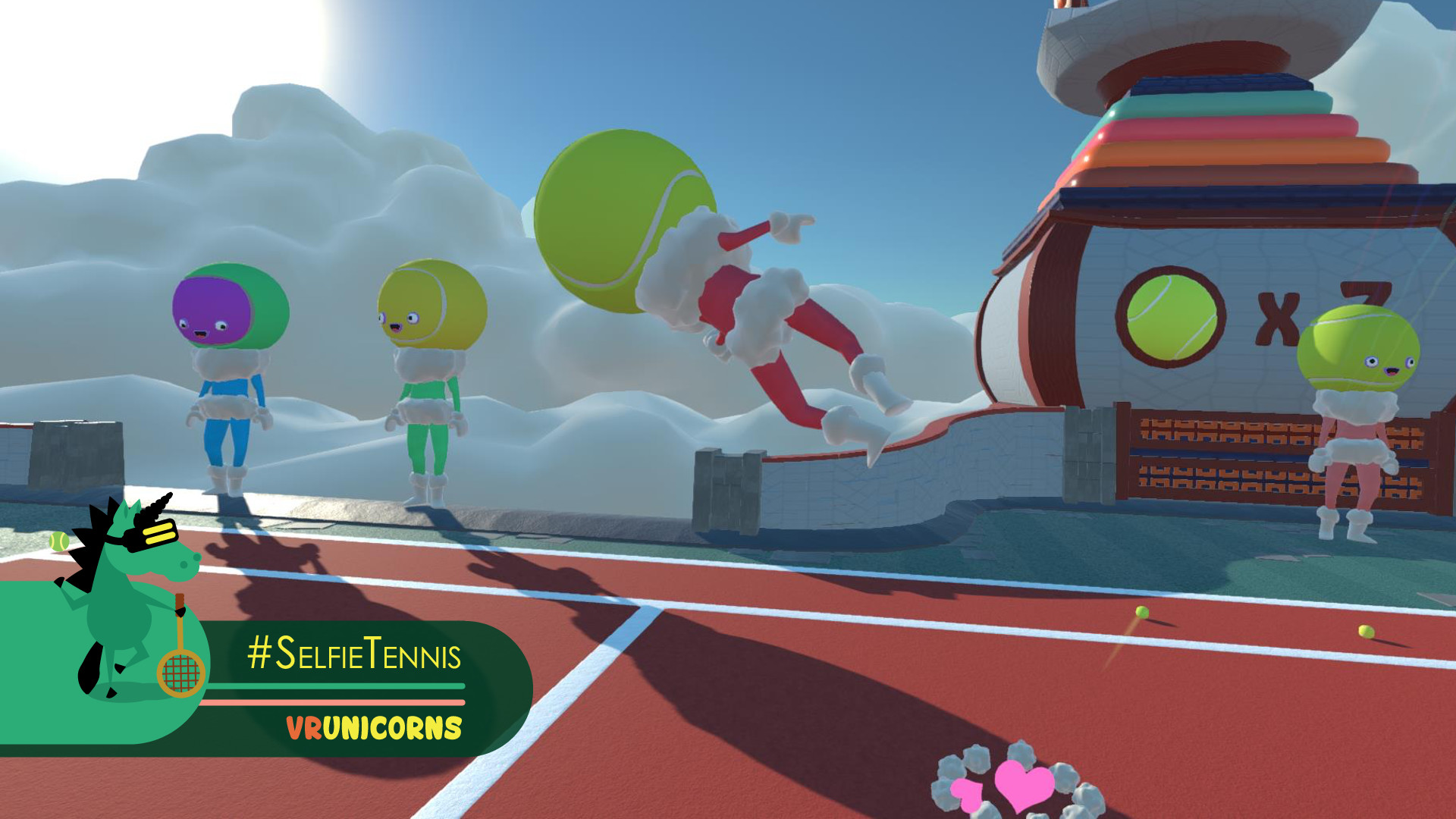 screenshot of #SelfieTennis 7