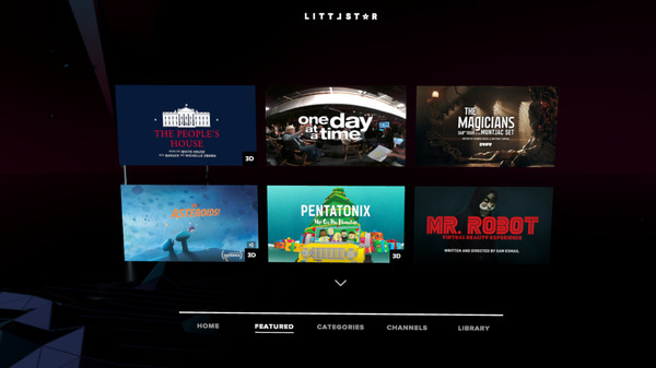 скриншот Littlstar VR Cinema 2