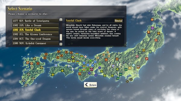 скриншот NOBUNAGA'S AMBITION: SoI - Scenario 4 0
