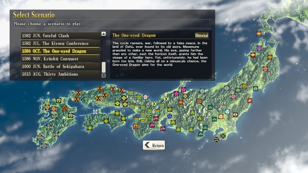 скриншот NOBUNAGA'S AMBITION: SoI - Scenario 8 0