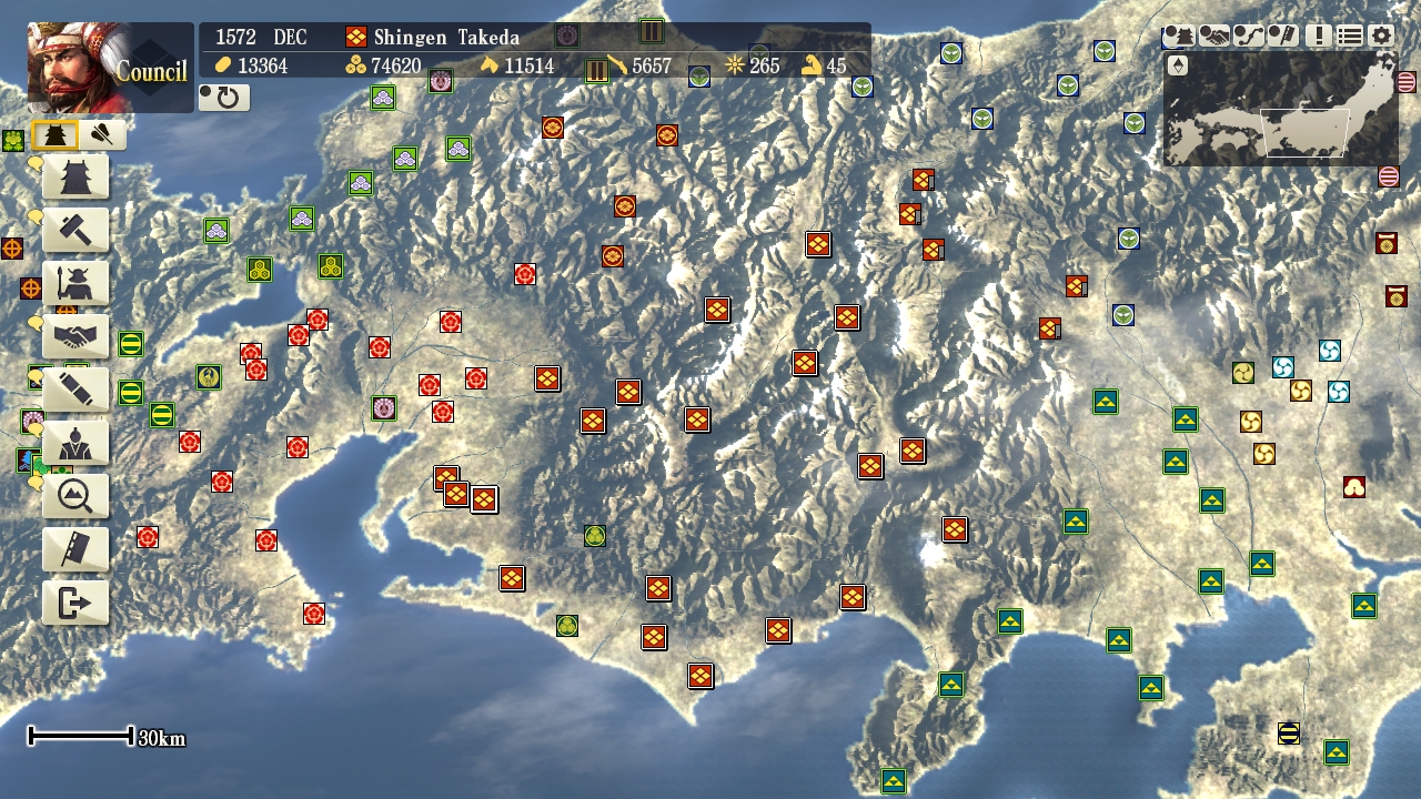 NOBUNAGA'S AMBITION: SoI - Scenario 9 "Shingen's Final Step" screenshot screenshot 2