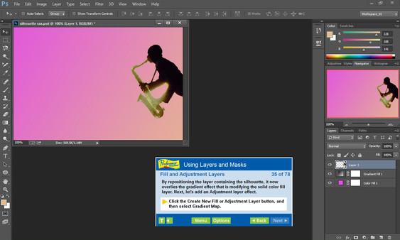 Professor Teaches Photoshop Creative Cloud