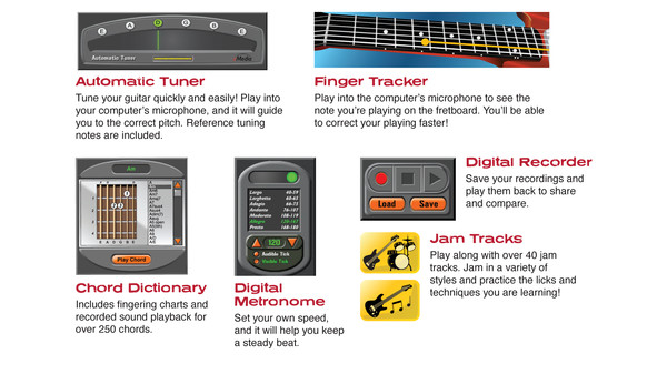 скриншот eMedia Interactive Rock Guitar 4