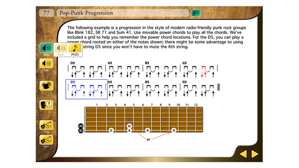 скриншот eMedia Interactive Rock Guitar 2