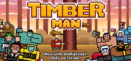 Steam header art for Timberman