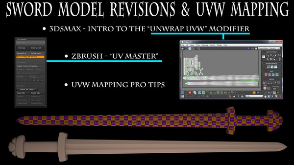 скриншот Introduction to 3D Prop Modeling and Design - Viking Armor and Weapons 4