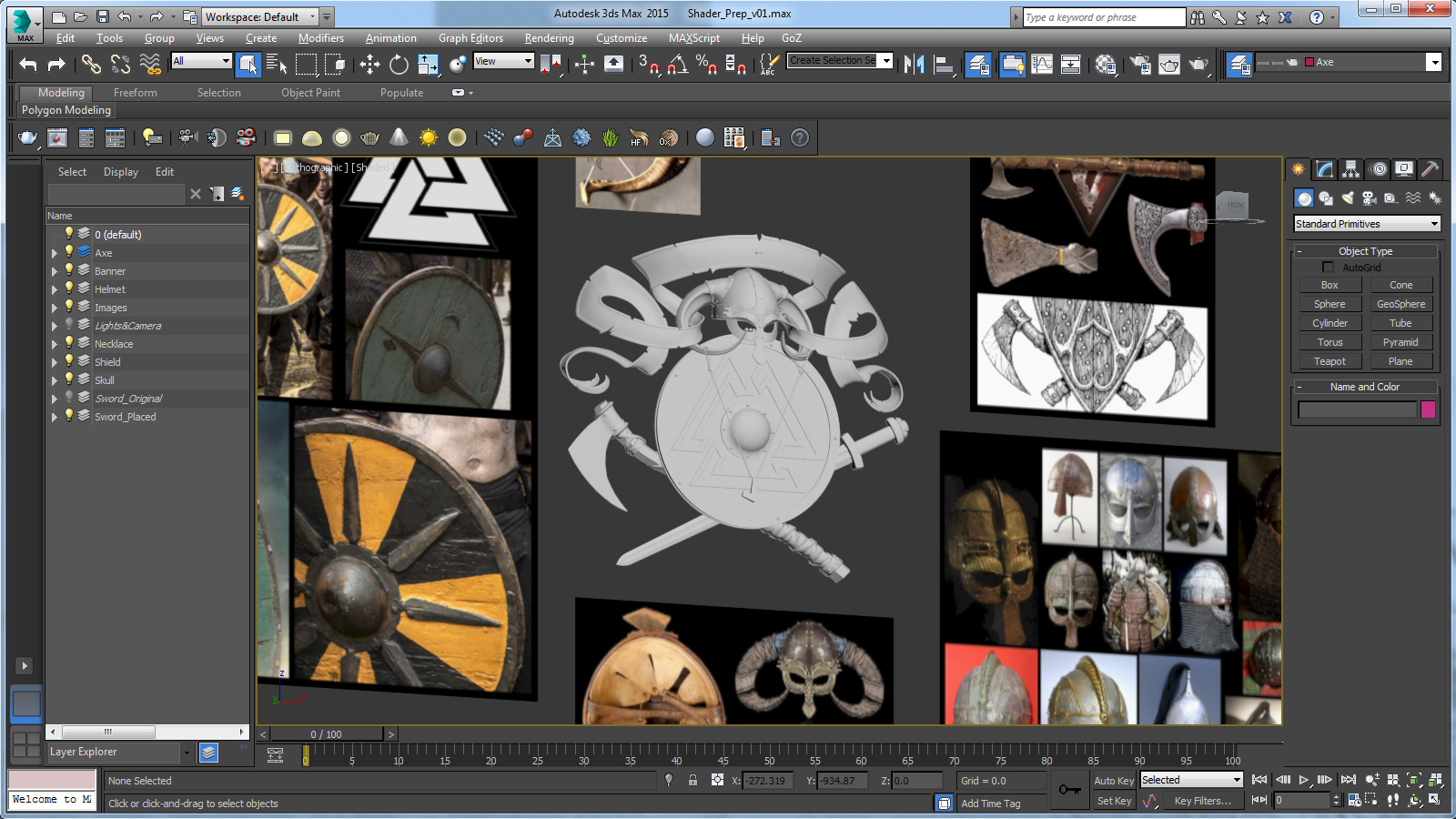 Introduction to 3D Prop Modeling and Design - Viking Armor and Weapons Featured Screenshot #1