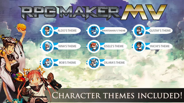 KHAiHOM.com - RPG Maker MV - Cover Art Characters Pack