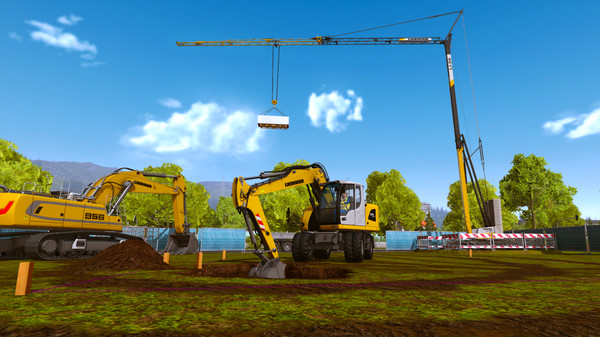 скриншот Construction Simulator 2015: Liebherr A 918 4