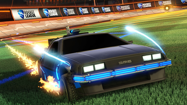 скриншот Rocket League - Back to the Future Car Pack 0