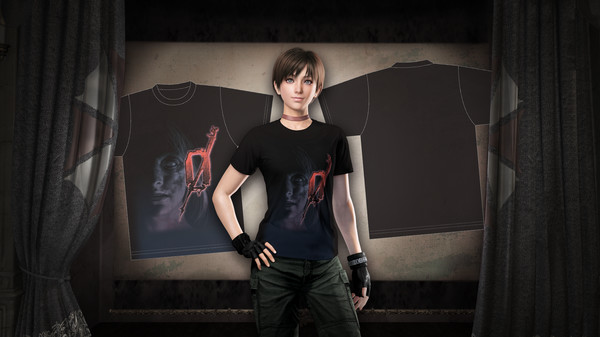 Resident Evil 0 "Shadow of Fear" Rebecca T-shirt for steam Resident Evil 0 "Shadow of Fear" Rebecca T-shirt for steam