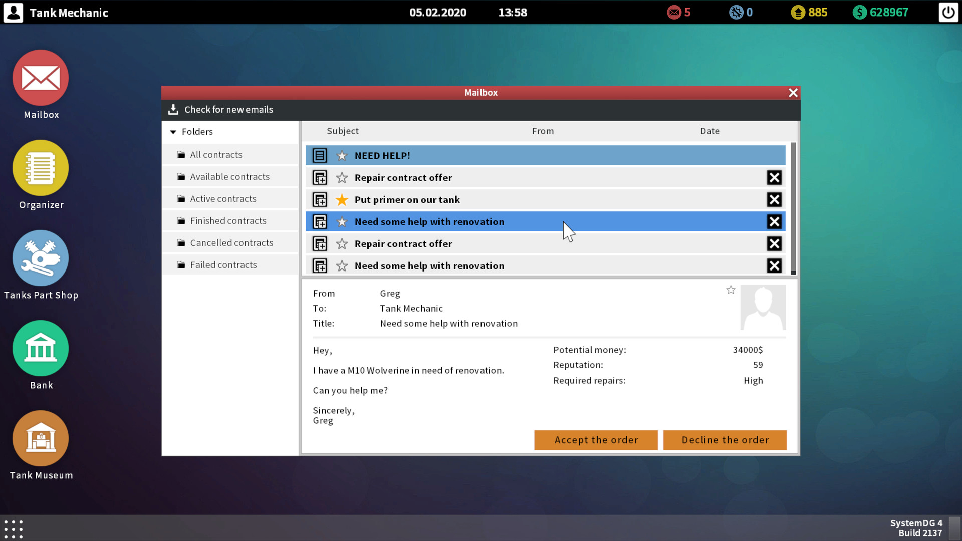 Tank Mechanic Simulator #23