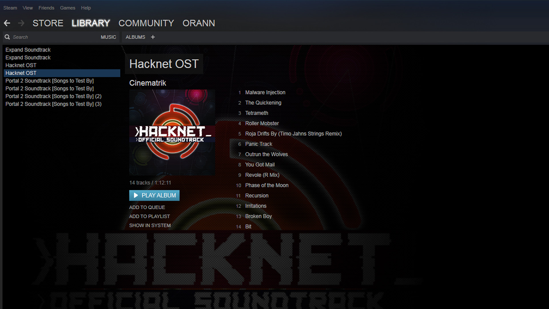 Hacknet Official Soundtrack Featured Screenshot #1