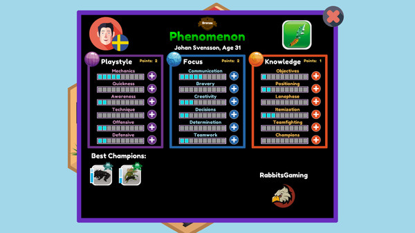 Pro Gamer Manager