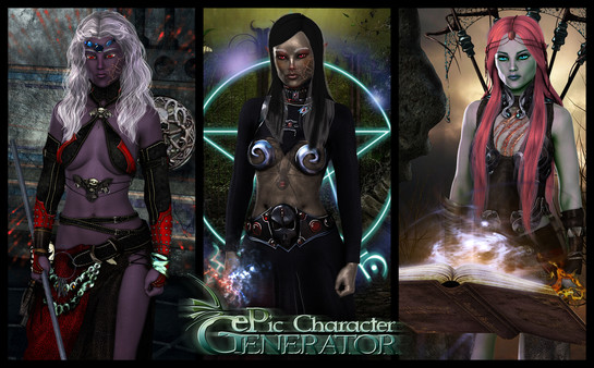 скриншот ePic Character Generator - Season #2: Female Drow Spellcaster 4