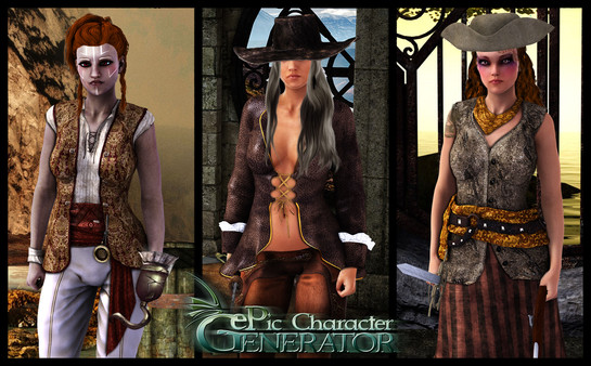 скриншот ePic Character Generator - Season #2: Female Pirate 4