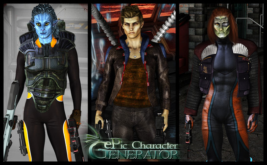 скриншот ePic Character Generator - Season #2: Male Sci-fi 1