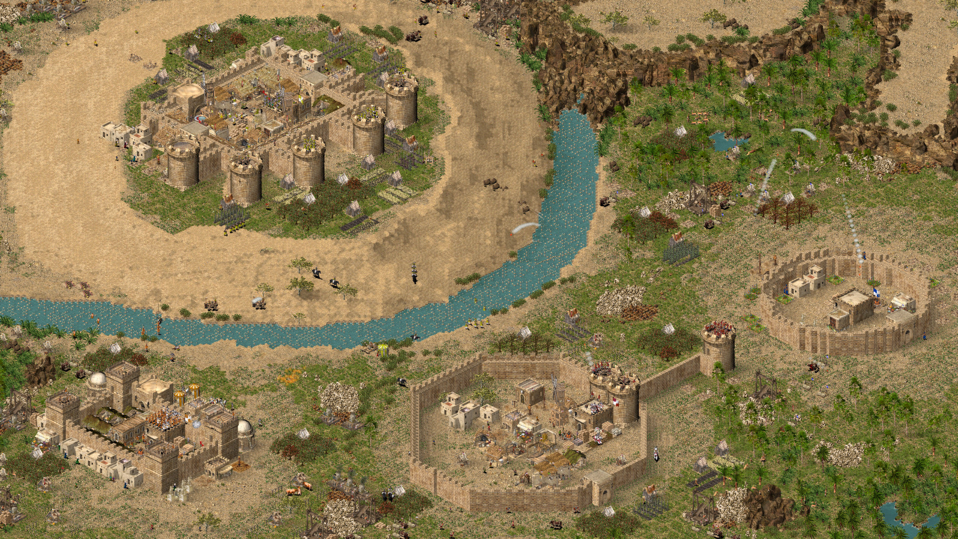 cara map stronghold crusader 2