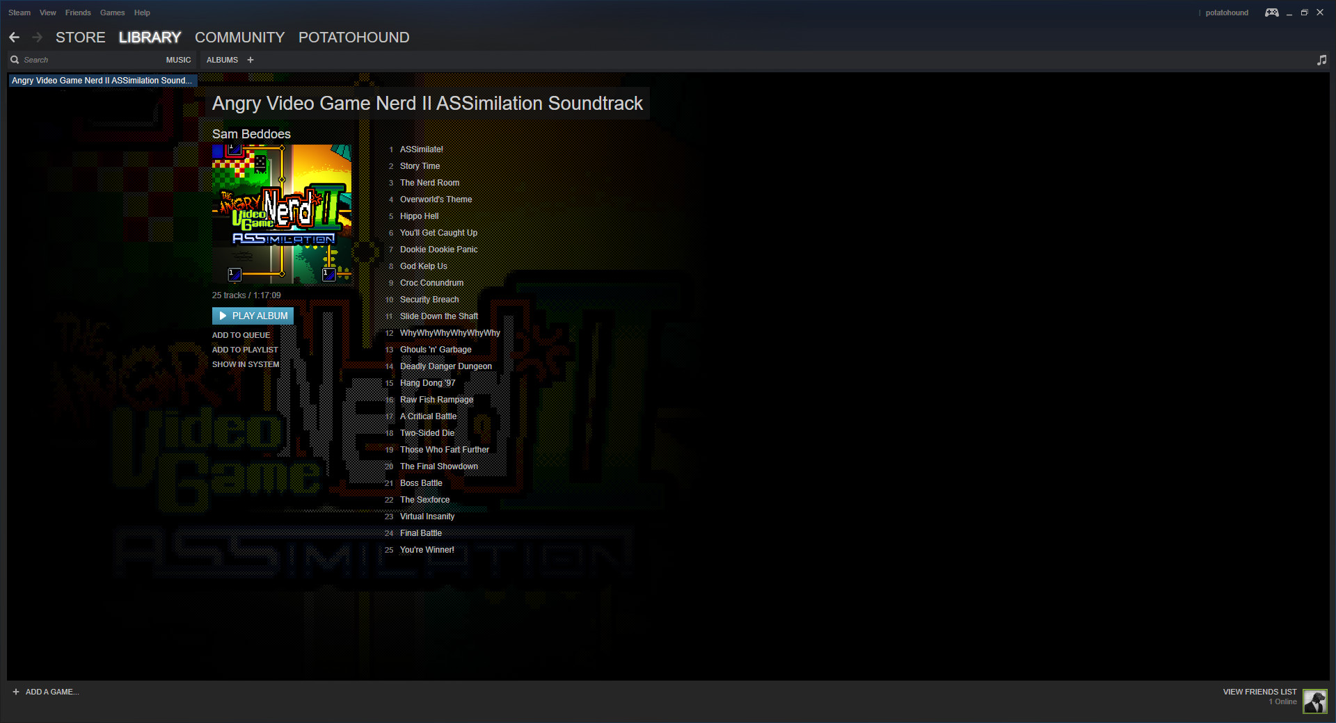 Angry Video Game Nerd Ii Assimilation Soundtrack บน Steam 1700