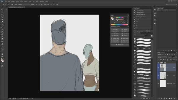 скриншот Robotpencil Presents: Process - How to Approach Color Comps 0