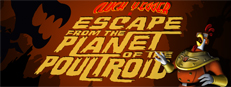 Cluck Yegger in Escape From The Planet of The Poultroid 게임 이미지