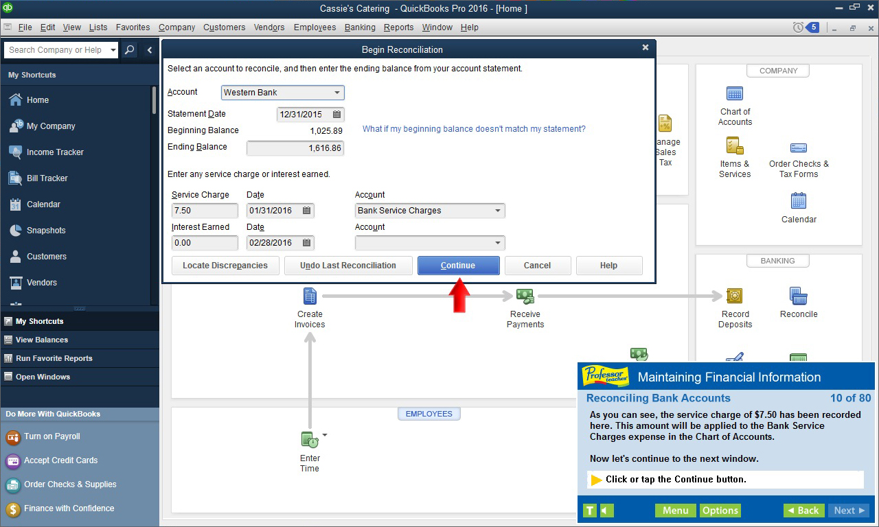 Professor Teaches QuickBooks 2016 5