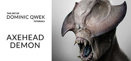 Sculpting and Rendering an Axehead Demon banner