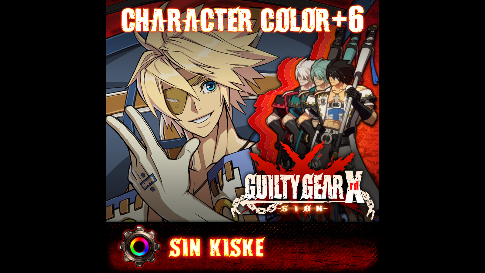 Ggxrd Extra Color Palettes Sin Kiske On Steam