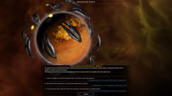 скриншот Galactic Civilizations III - Precursor Worlds DLC 1