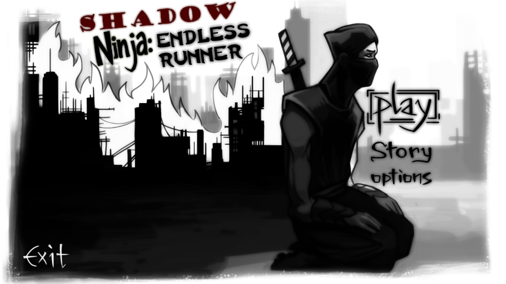 Ninja Shadow Endless Runner Game