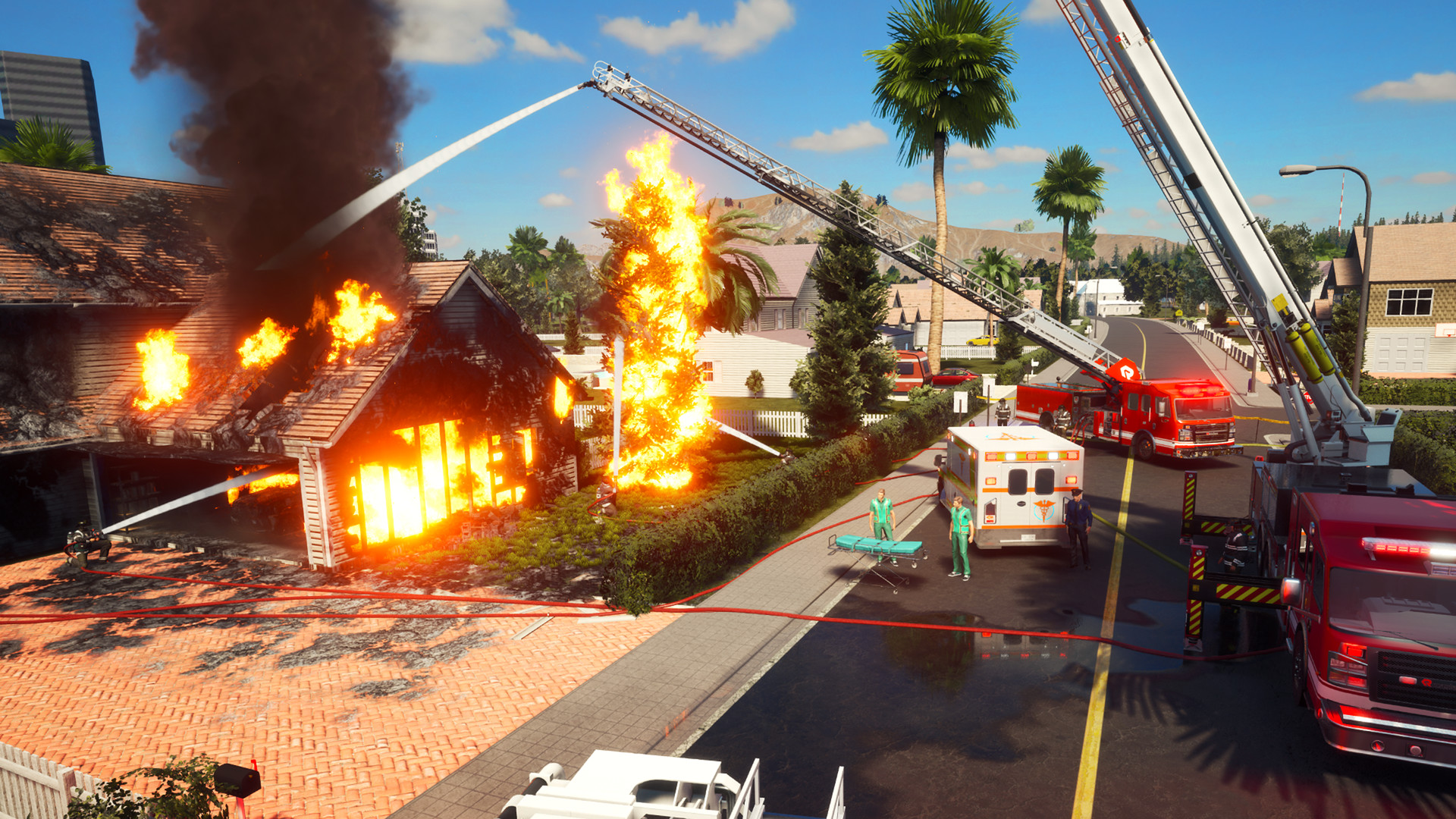 Save 25 On Firefighting Simulator The Squad On Steam - fire fighter group in roblox