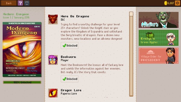 скриншот Knights of Pen and Paper 2 - Here Be Dragons 1